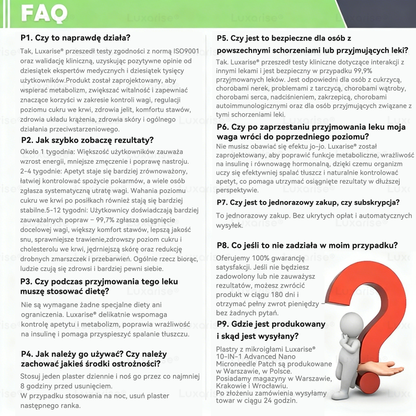 Oficjalny sklep| 𝑳𝒖𝒙𝒂𝒓𝒊𝒔𝒆® MORINGA Z BERBERYNA 10W1 Zaawansowany Nano-Mikroigłowy Plaster(Stosować raz na dobę, zauważalne efekty w ciągu 7 dni)✅Otyłość, cukrzyca, bezdech senny oraz schorzenia stawów🌼