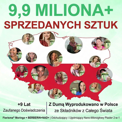【Ostatni dzień promocji – 80% zniżki】 ✅ Florisma® Moringa · Berberyna × NAD+ | 2-w-1 Zaawansowany plaster z nano-mikroigłami ✨ 7 plastrów w opakowaniu · zapas na 1 tydzień